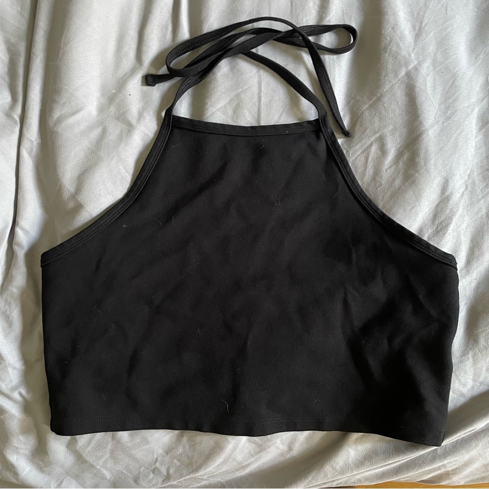 Sunday Best Halter Crop Top Sz L